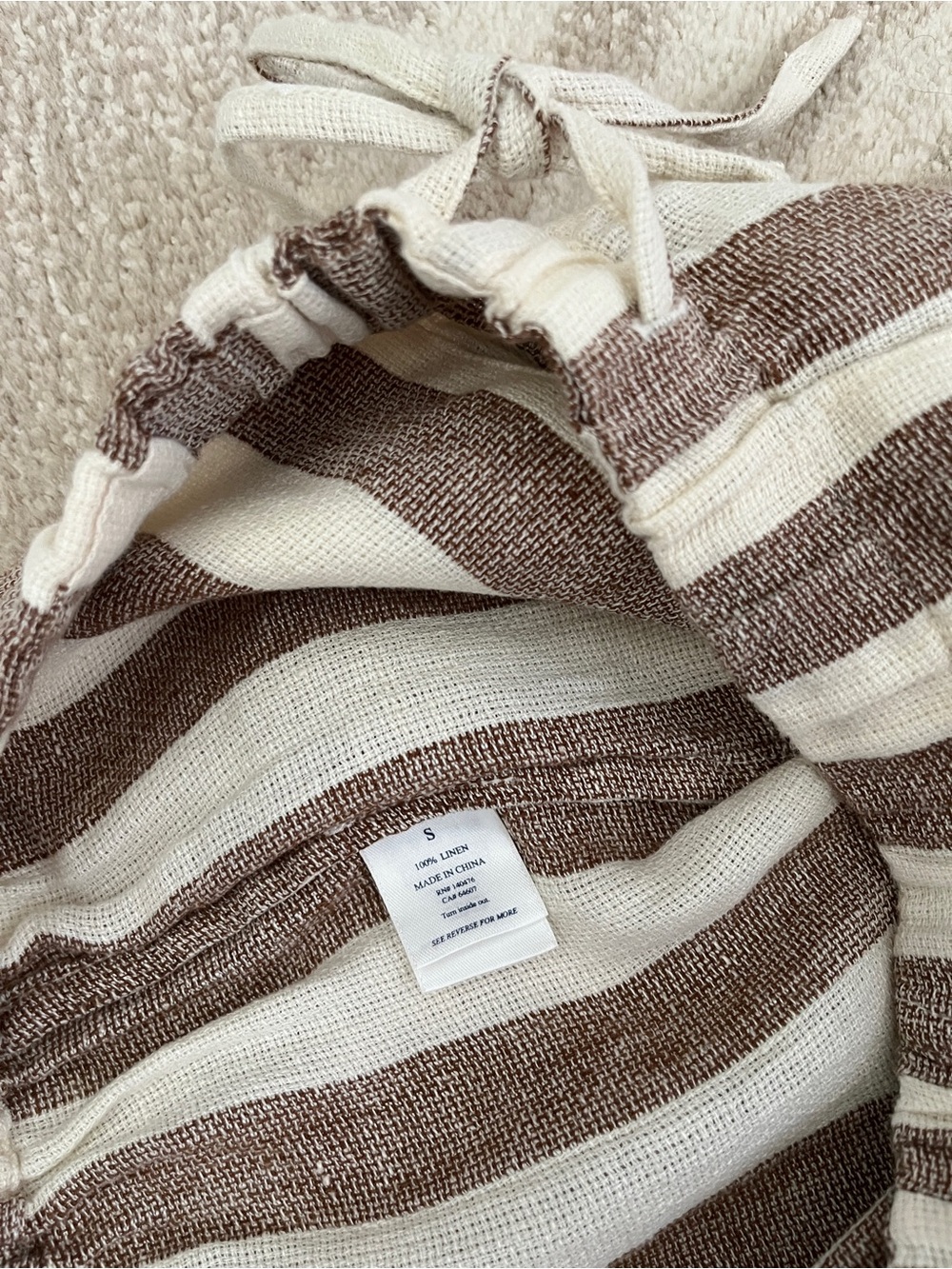 Palma Linen Drawstring Pant - Picture 8 of 10